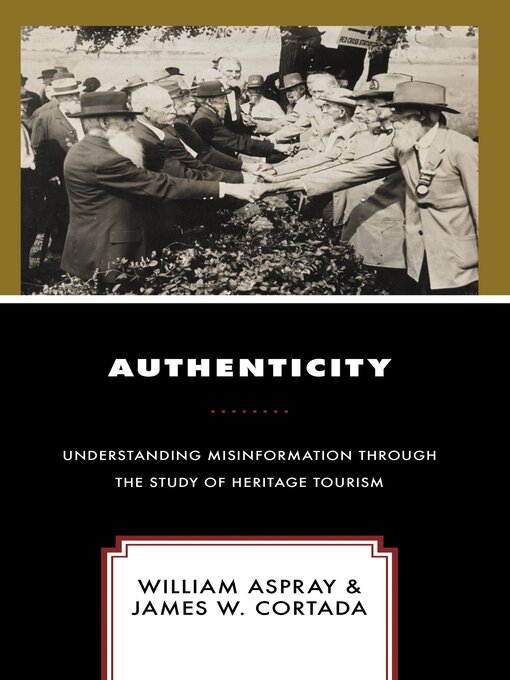 Title details for Authenticity by William Aspray - Available
